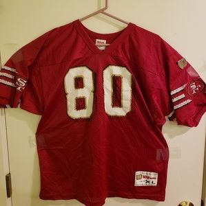 SOLD -- Vintage NFL Wilson Jerry Rice 49ers Jersey